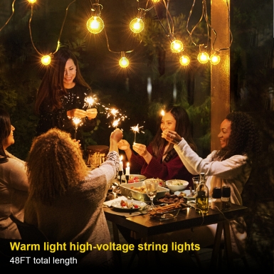 LED户外灯 - HCP097 G40玻璃泡灯串